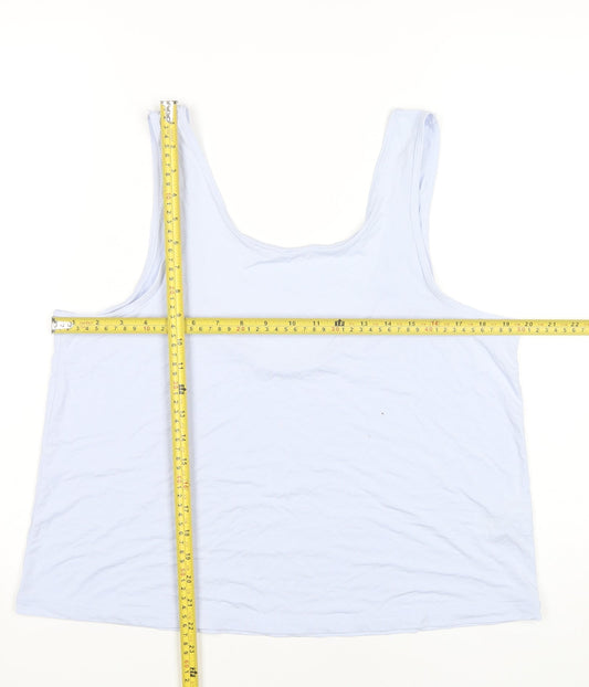 Sweaty Betty Women’s Blue Modal Tank Top M Relaxed Fit Yoga Vest