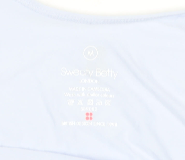 Sweaty Betty Women’s Blue Modal Tank Top M Relaxed Fit Yoga Vest