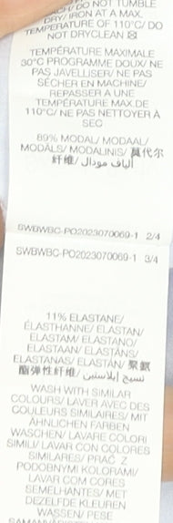 Sweaty Betty Women’s Blue Modal Tank Top M Relaxed Fit Yoga Vest