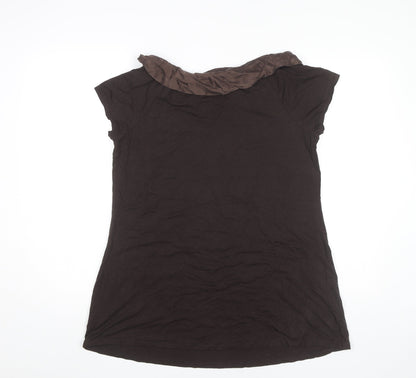 Womens UK Size 14 NEXT Brown Tunic Blouse