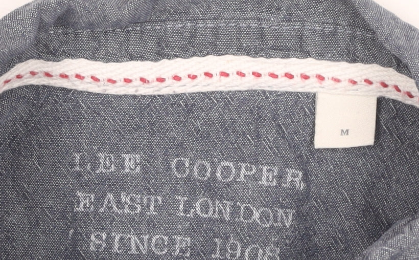 Lee Cooper Men’s Blue Short Sleeve Polo Shirt Size M Regular Fit