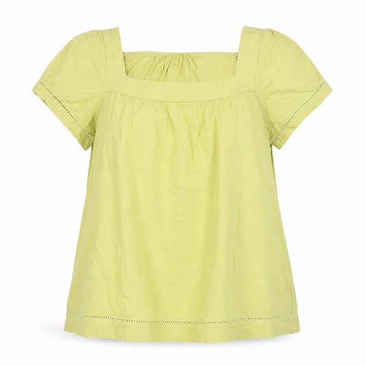 Womens UK Size 16 Marks and Spencer Green Tunic Blouse