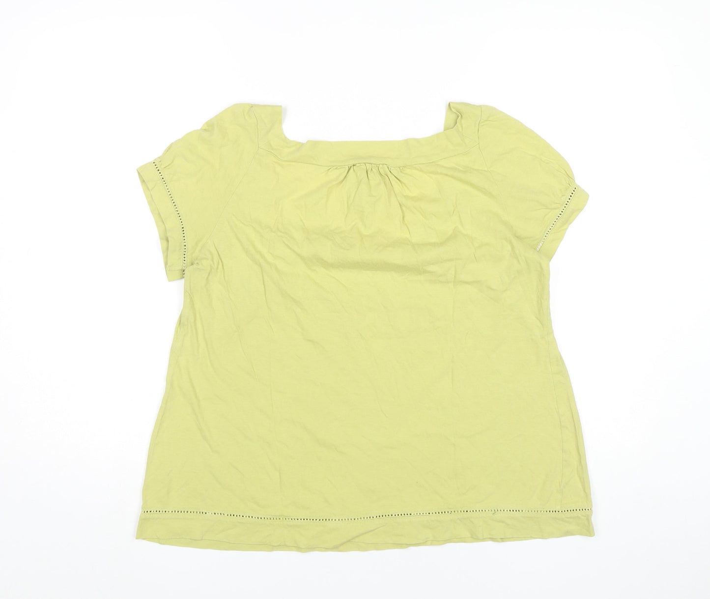 Womens UK Size 16 Marks and Spencer Green Tunic Blouse