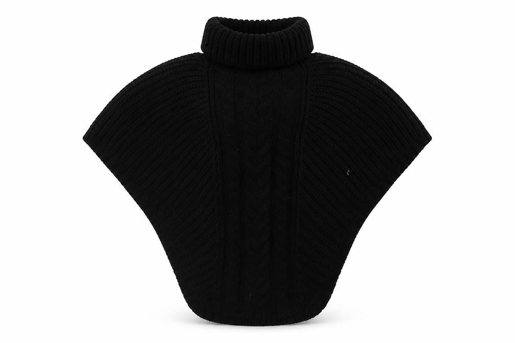 Womens UK Size S Accessorize Black Cape Jumper