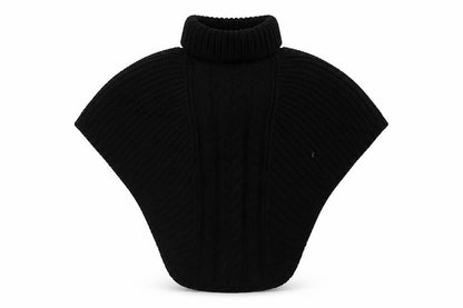 Womens UK Size S Accessorize Black Cape Jumper