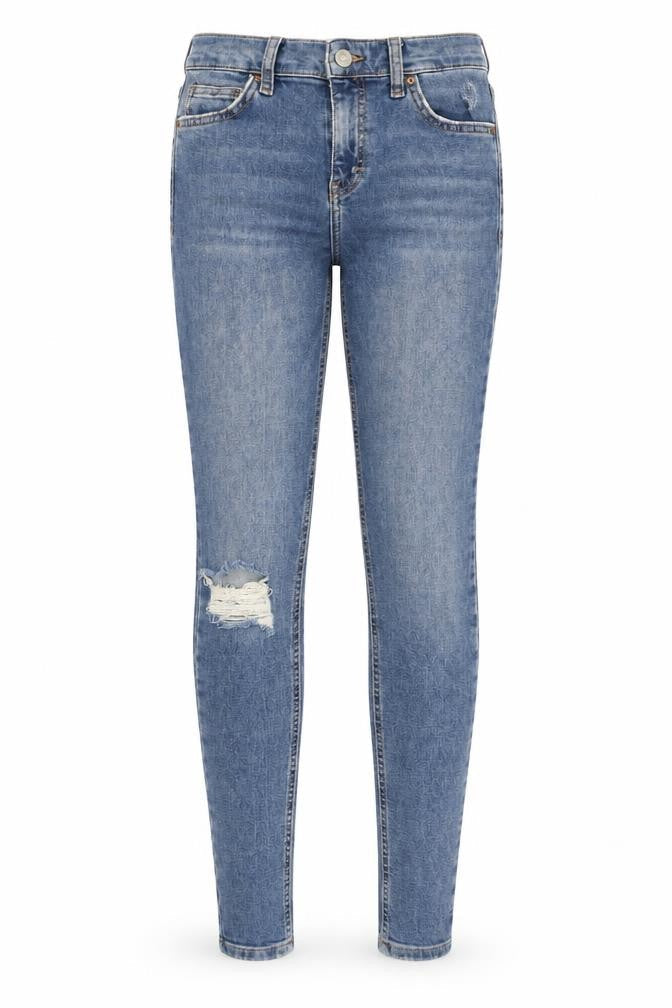 Womens UK Size 8 Topshop Slim Fit Skinny Blue Jeans
