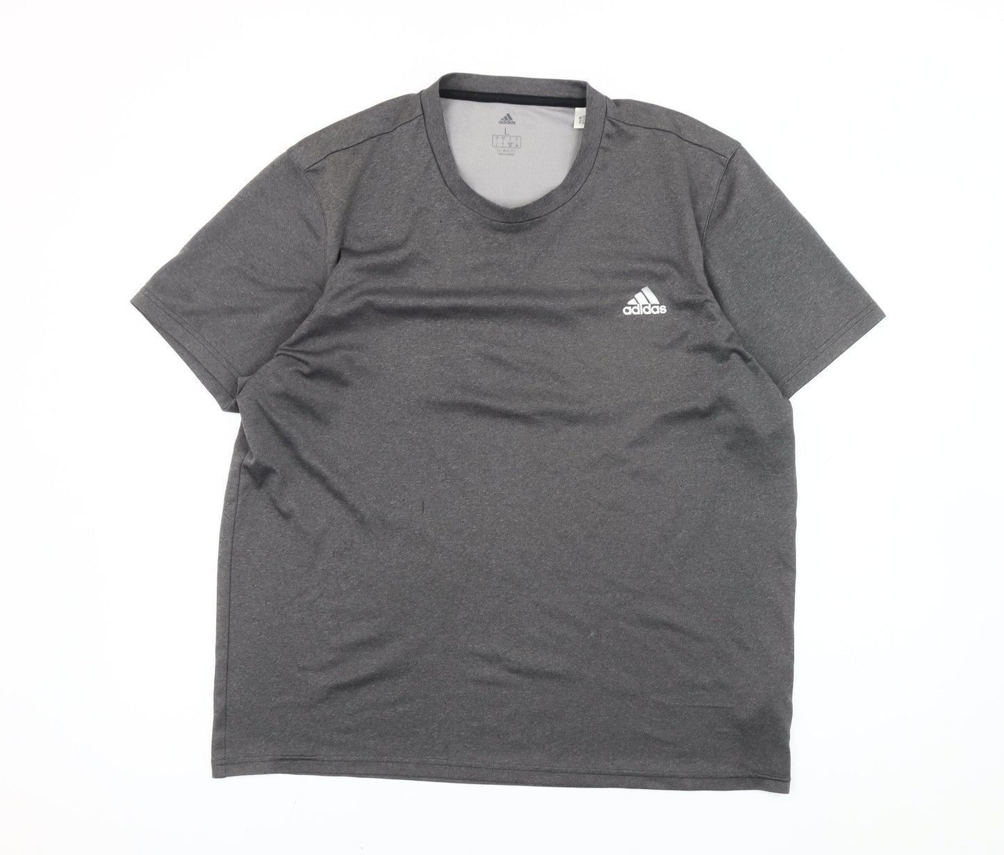 Adidas Mens Grey Large Climacool Performance T-Shirt
