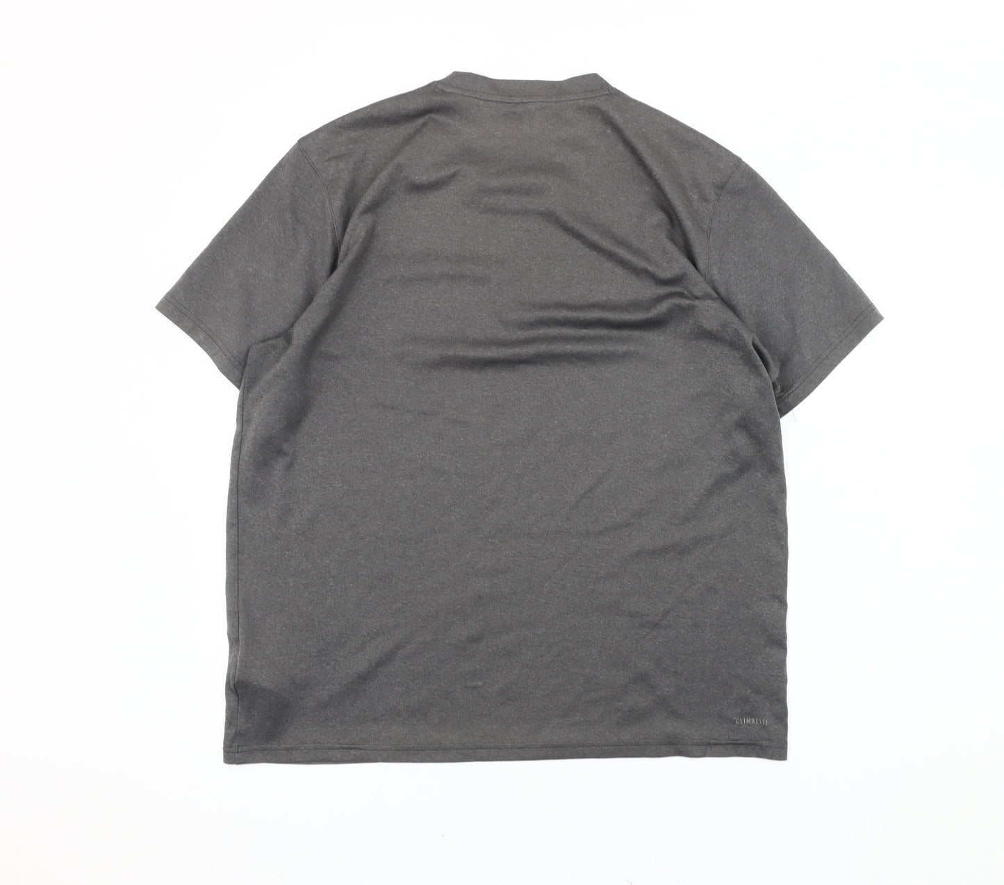 Adidas Mens Grey Large Climacool Performance T-Shirt