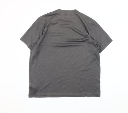 Adidas Mens Grey Large Climacool Performance T-Shirt