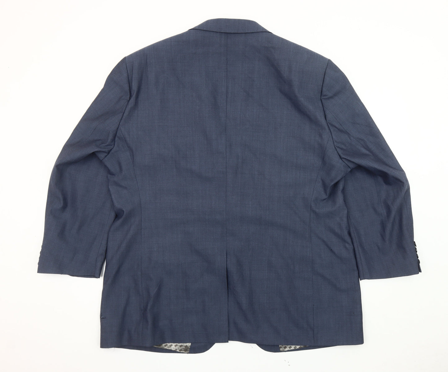 Remus Uomo Men’s Blue Wool Slim Fit Blazer Jacket 50R