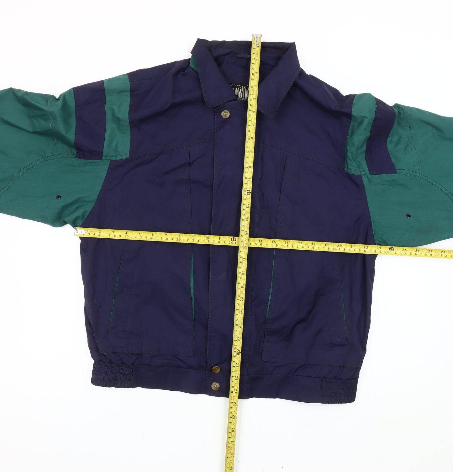 Mens UK Size M City Dream Multicoloured Bomber Jacket
