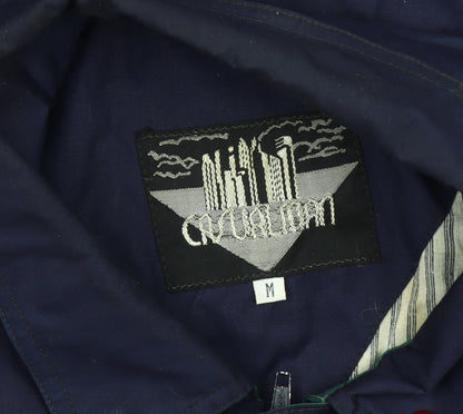 Mens UK Size M City Dream Multicoloured Bomber Jacket
