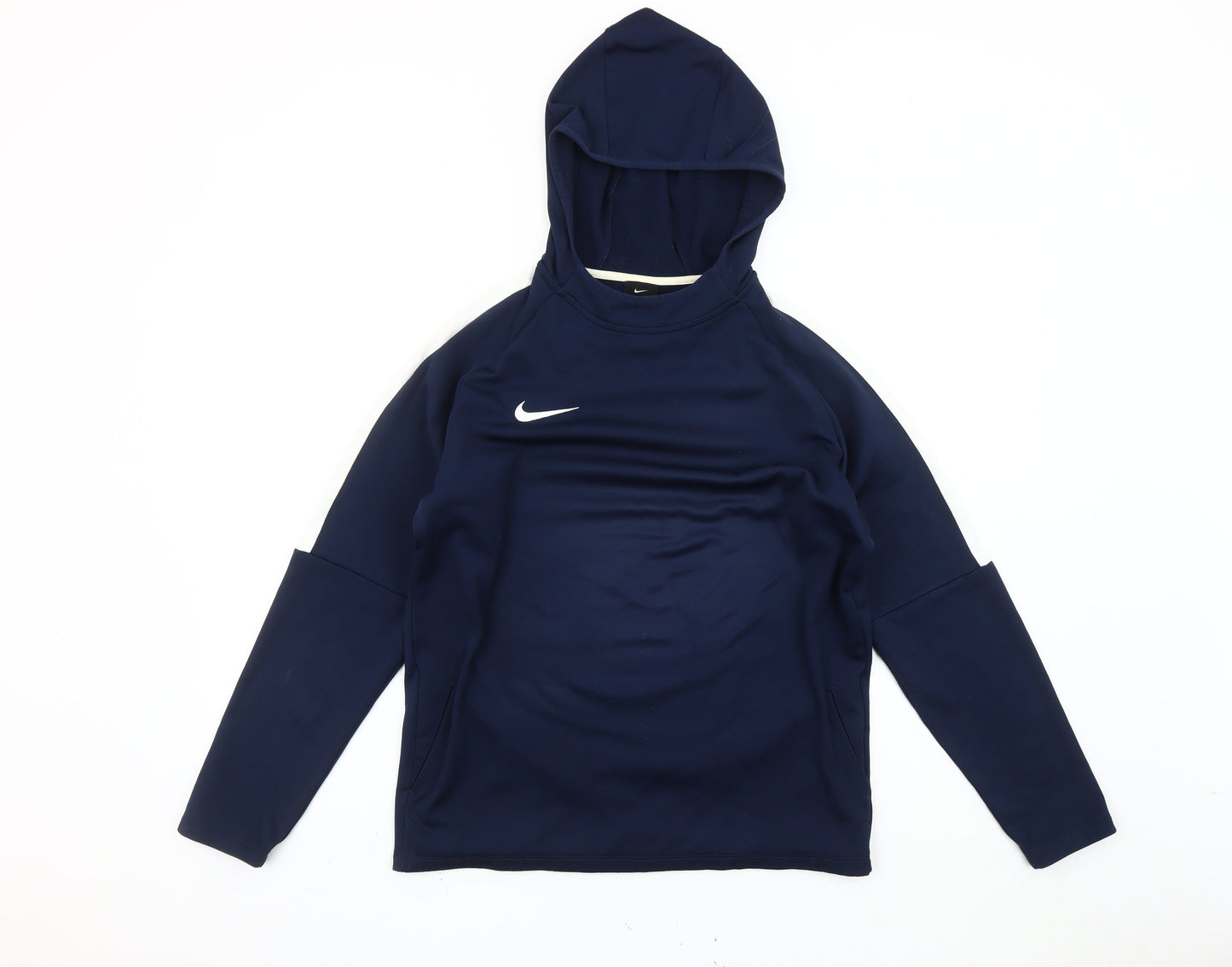 Teens UK Size XL Nike Blue Pullover Hoodie