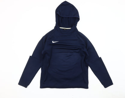 Teens UK Size XL Nike Blue Pullover Hoodie