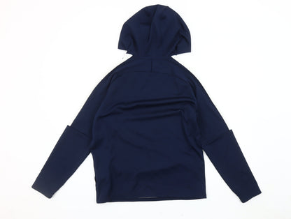 Teens UK Size XL Nike Blue Pullover Hoodie
