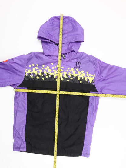 Mens UK Size S Manchester 2002 Commonwealth Games Multicoloured Windbreaker Coat