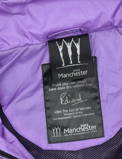 Mens UK Size S Manchester 2002 Commonwealth Games Multicoloured Windbreaker Coat