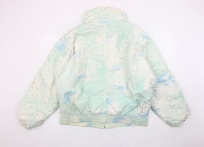 Luhkka Womens Multicoloured Size 12 Retro Polka Dot Puffer Jacket