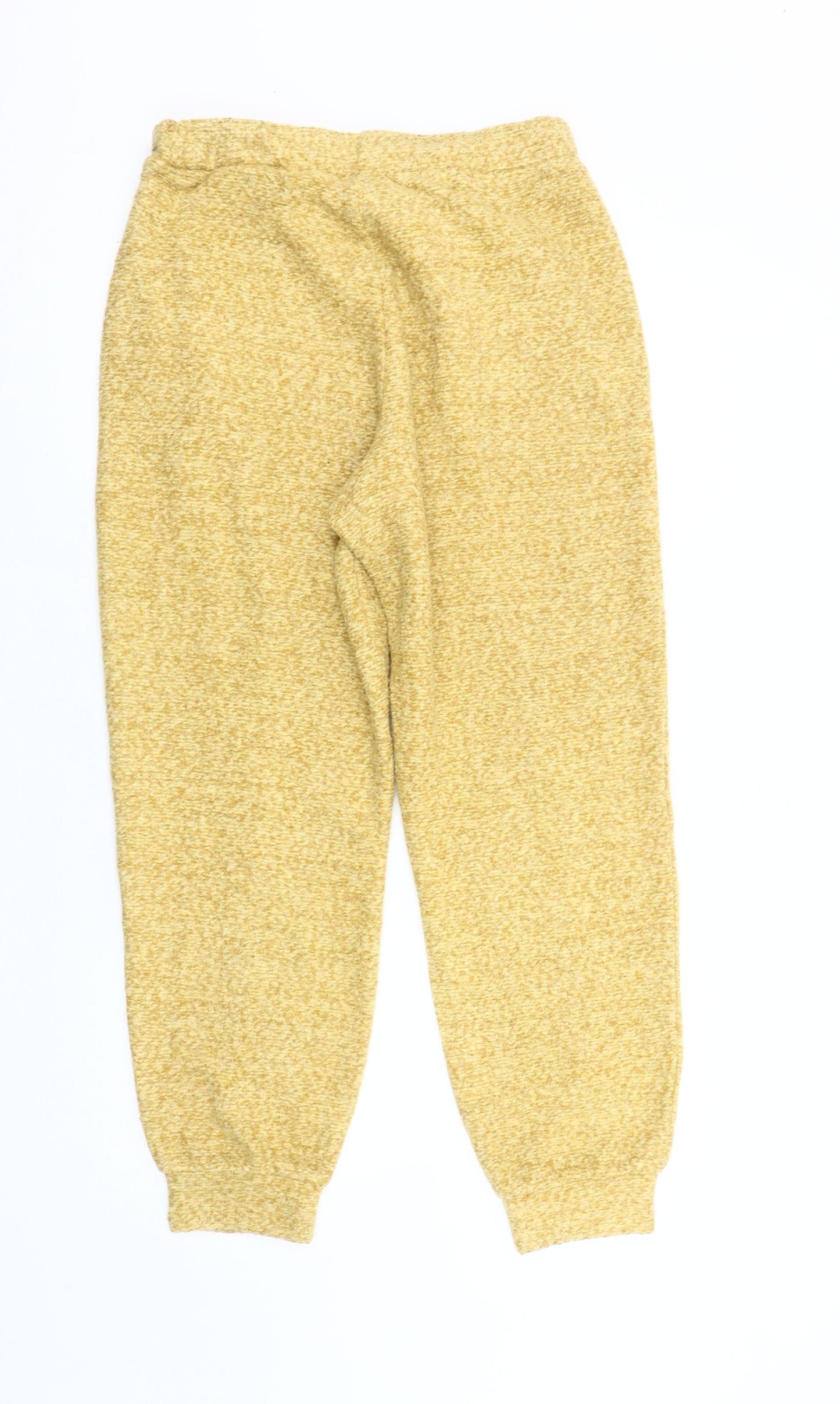 Next Womens Yellow Jogger Trousers Size 12 Regular Fit Polyester