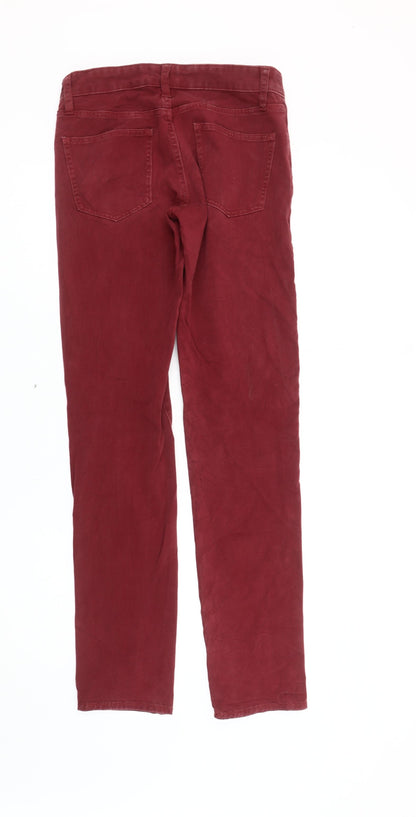 Uniqlo Men’s Red Skinny Jeans Size 28 Slim Fit Cotton Blend