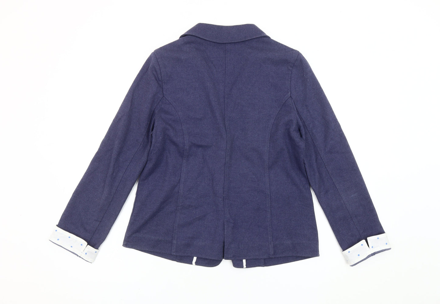 Dickins & Jones Women’s Blue Blazer Jacket Size 10 Single Breasted