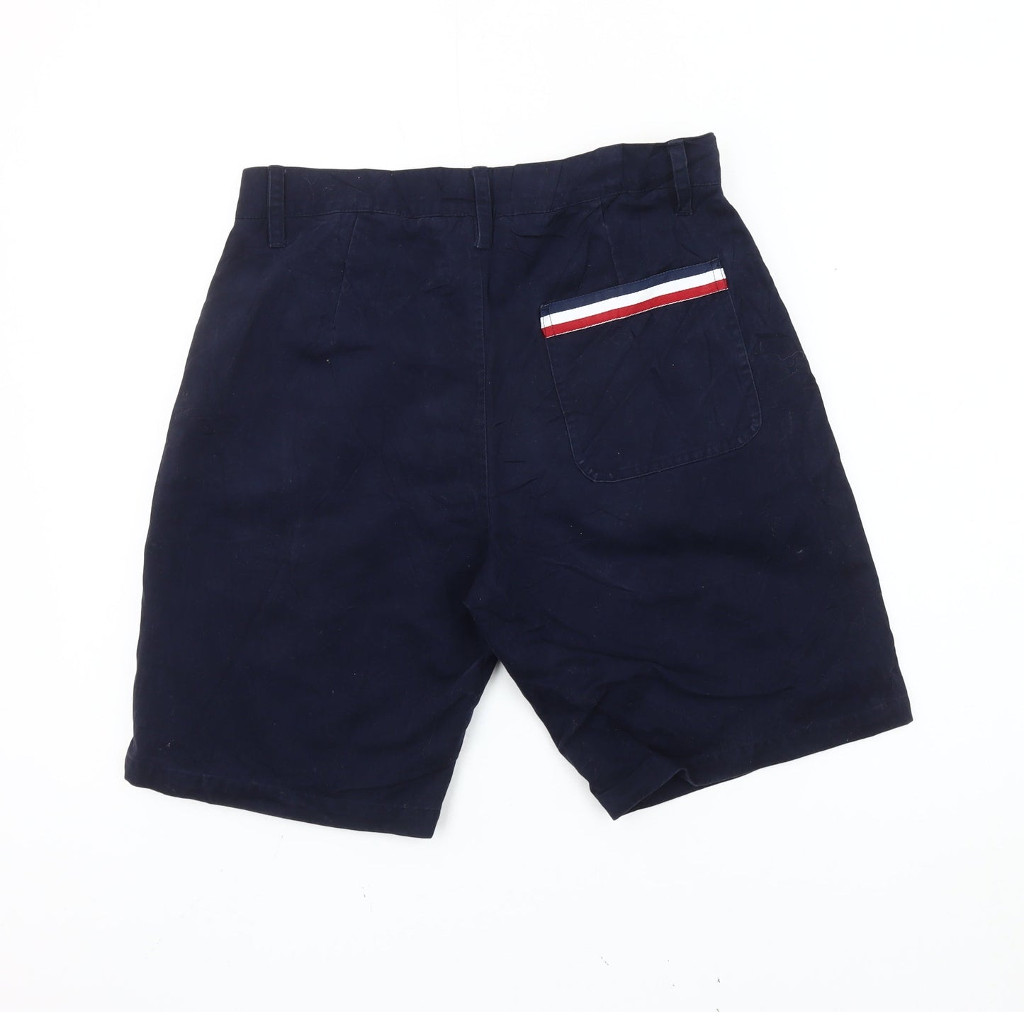 Nicce London Mens Blue Chino Shorts Size S Cotton Casual