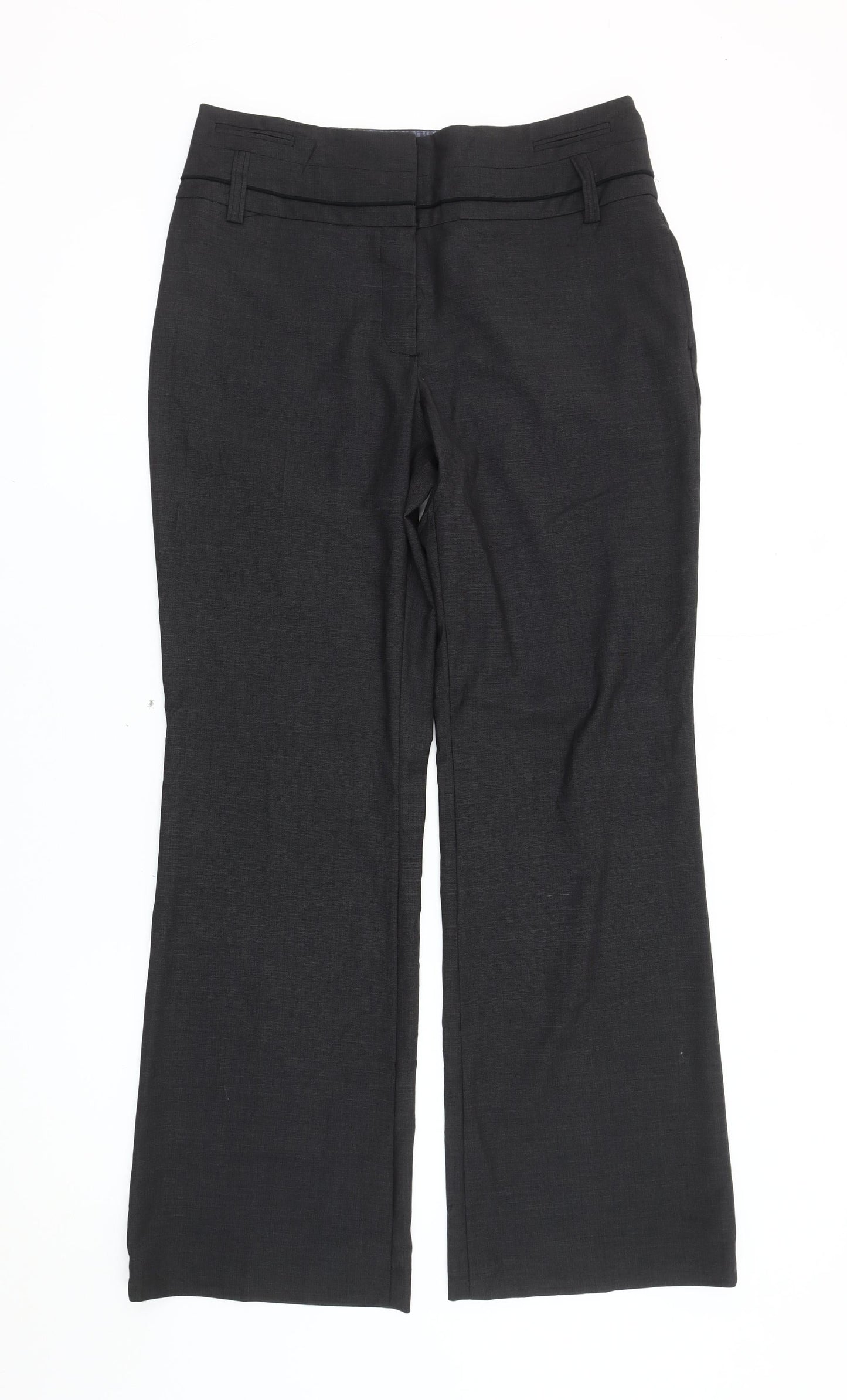 Next Women’s Black Straight Leg Dress Pants Size 12R Workwear