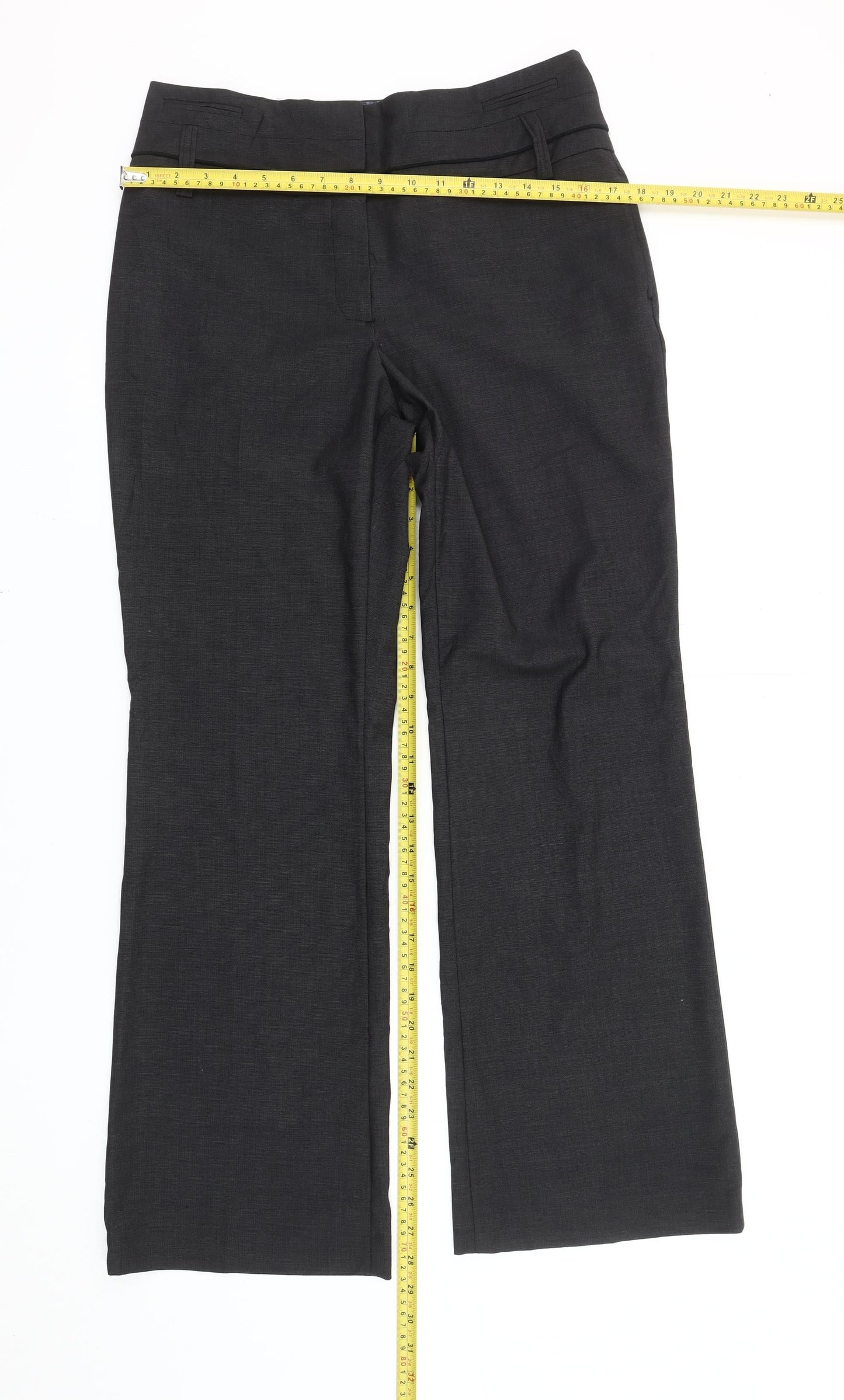 Next Women’s Black Straight Leg Dress Pants Size 12R Workwear