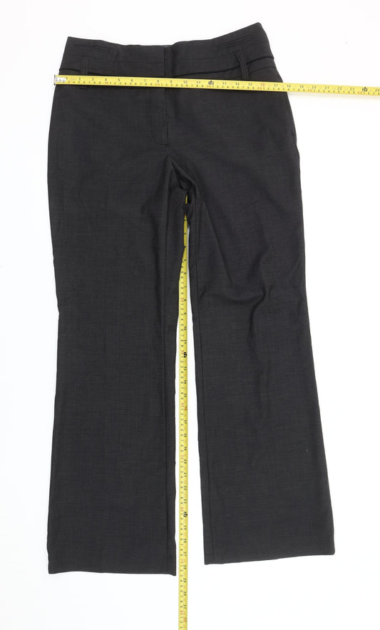 Next Women’s Black Straight Leg Dress Pants Size 12R Workwear