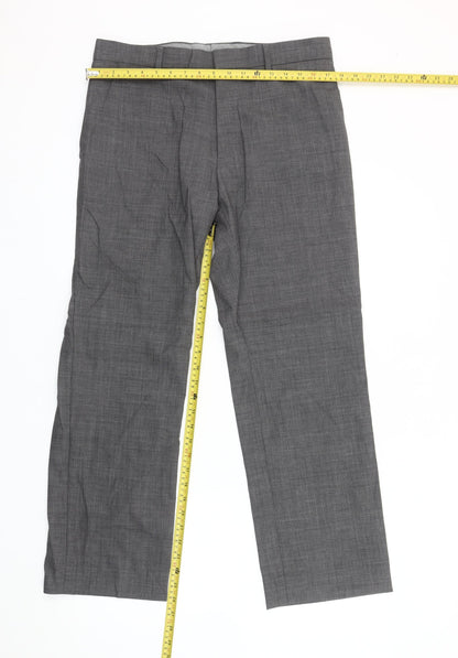 Banana Republic Men’s Grey Classic Fit Wool Blend Dress Trousers 32x30