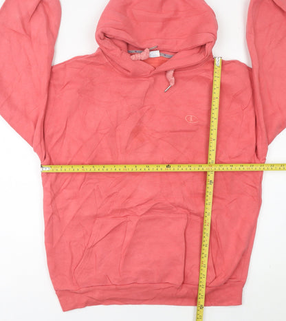 Champion Women’s Pink Pullover Hoodie Medium Cotton Casual