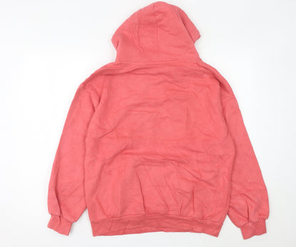 Champion Women’s Pink Pullover Hoodie Medium Cotton Casual
