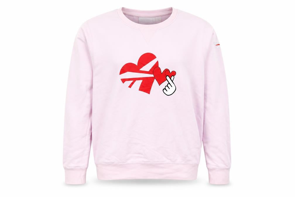 Womens UK Size 10 Reebok Pink Pullover Sweatshirt