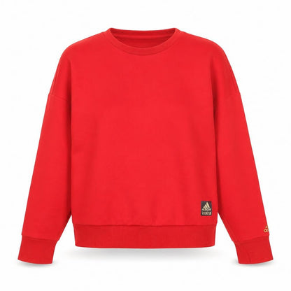 Womens UK Size 8 adidas Red Pullover Sweatshirt