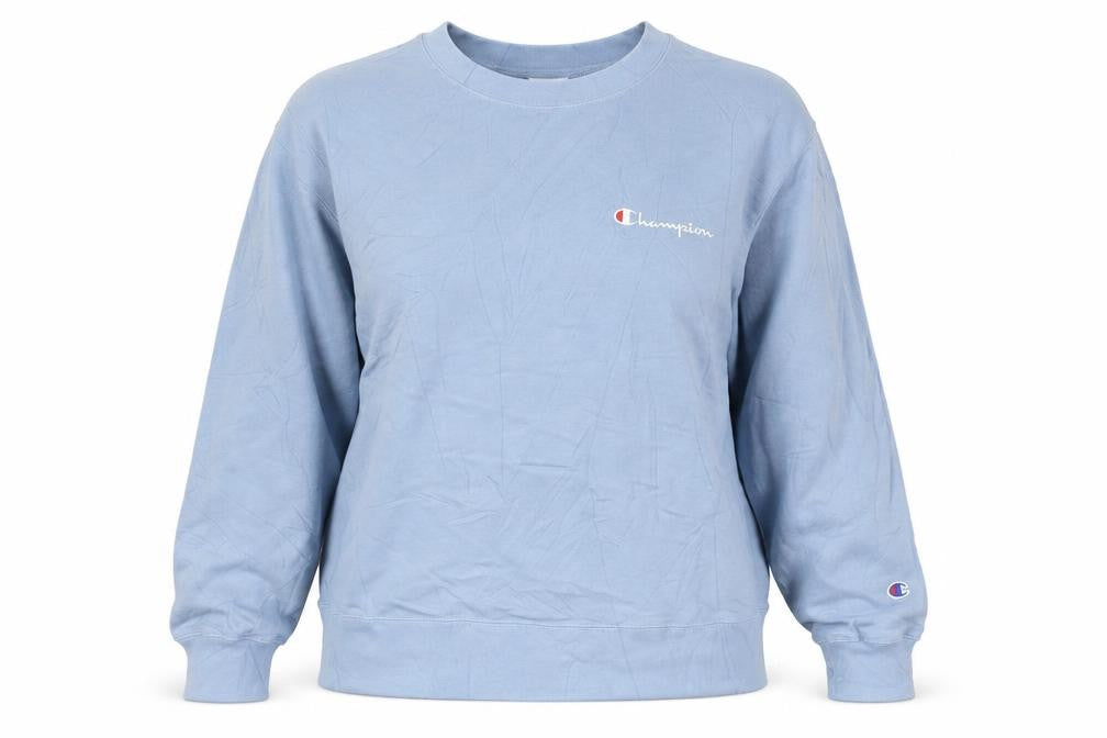 Womens UK Size 12 Champion Blue Pullover Sweatshirt
