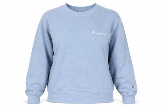 Womens UK Size 12 Champion Blue Pullover Sweatshirt
