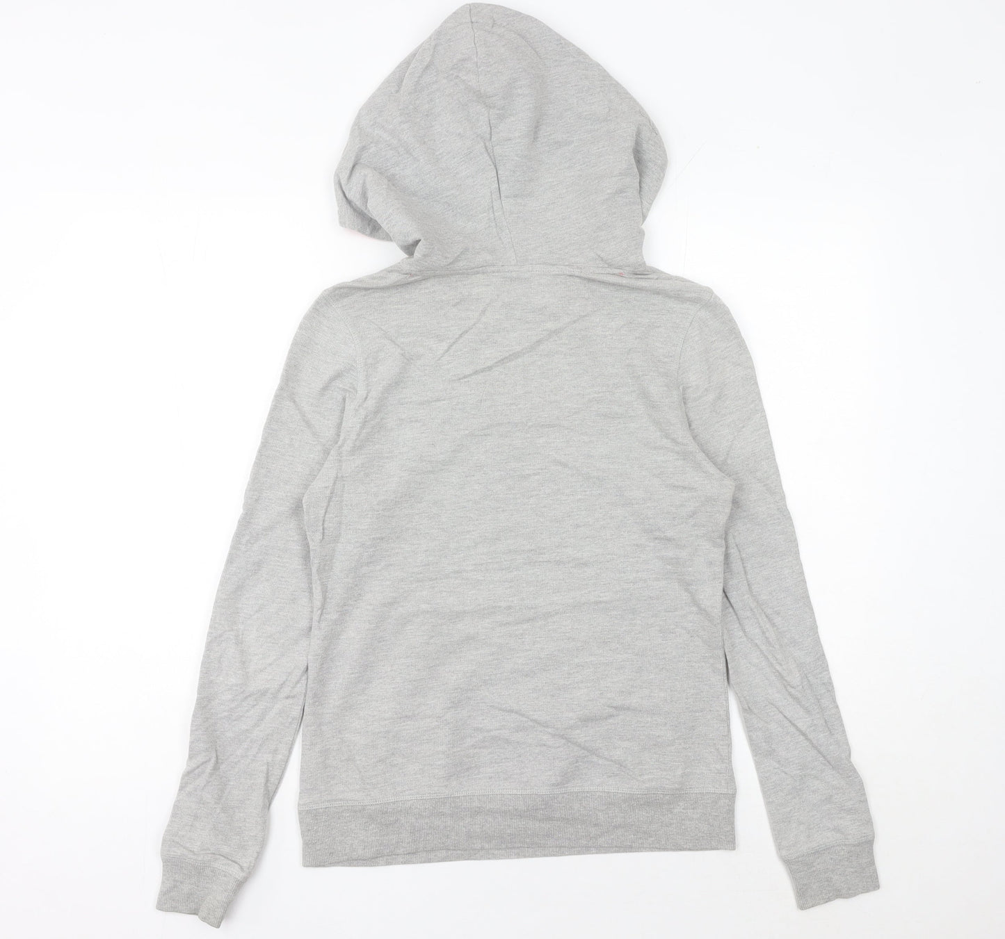 Adidas Women’s Grey Hoodie Size 12 UK Pullover Logo Sweatshirt