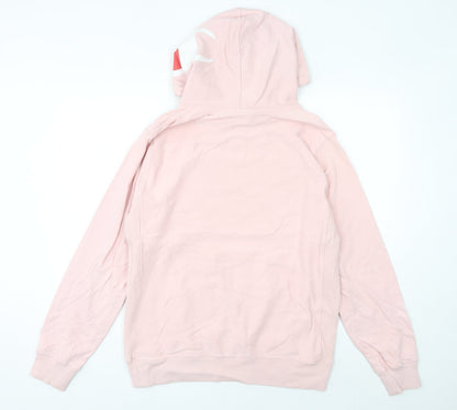 Champion Women’s Pink Pullover Hoodie XL Cotton Logo Sweatshirt