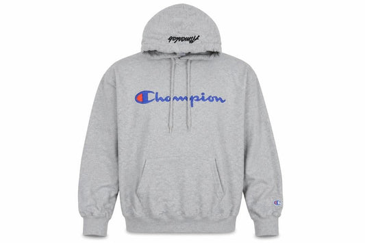Womens UK Size 14 Champion Grey Pullover Hoodie