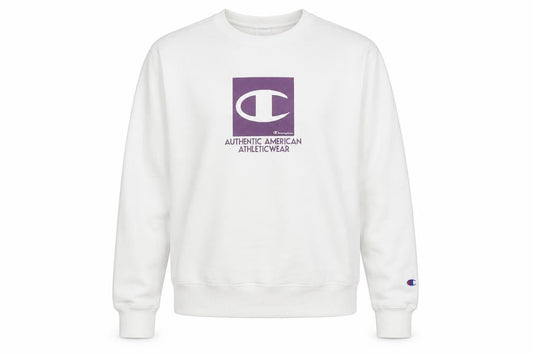 Womens UK Size S Champion White Pullover Sweatshirt