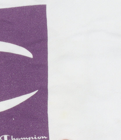 Champion Women’s White Small Sweatshirt Crew Neck Athletic Logo