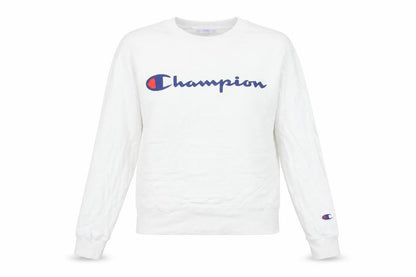 Womens UK Size XS Champion White Pullover Sweatshirt