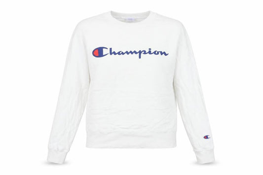 Womens UK Size XS Champion White Pullover Sweatshirt