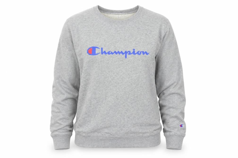 Womens UK Size L Champion Grey Pullover Sweatshirt