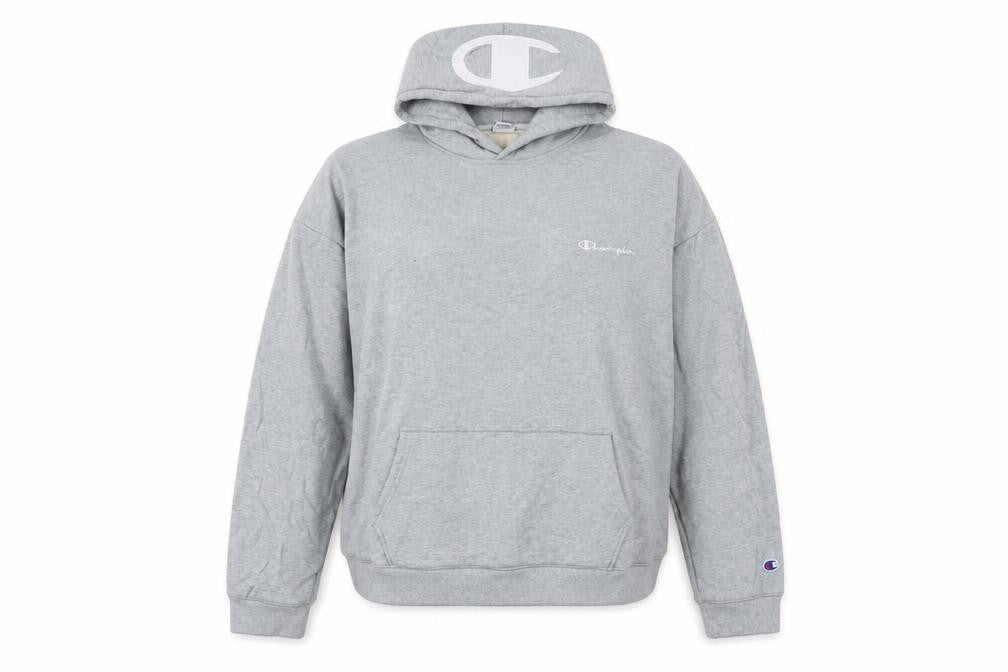 Womens UK Size 20 Champion Grey Pullover Hoodie