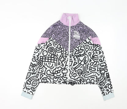 Puma x Mr Doodle Women’s Multicoloured Full Zip Sweatshirt Size 8
