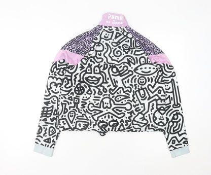 Puma x Mr Doodle Women’s Multicoloured Full Zip Sweatshirt Size 8