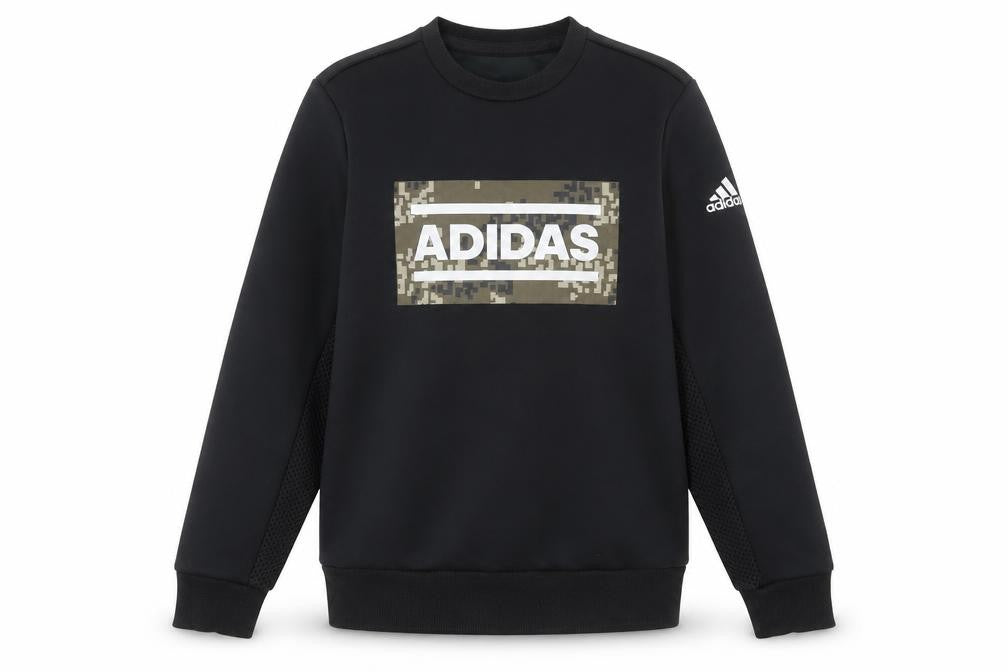 Womens UK Size 8 adidas Black Pullover Sweatshirt
