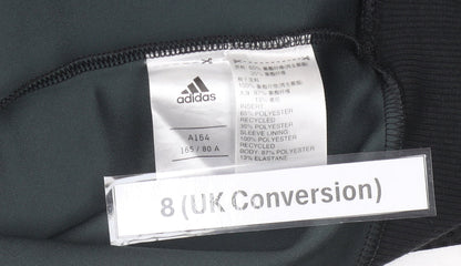 Adidas Women Black Camouflage Logo Sweatshirt Size 8 UK