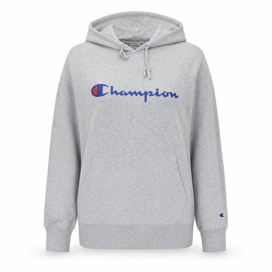 Womens UK Size 14 Champion Grey Pullover Hoodie